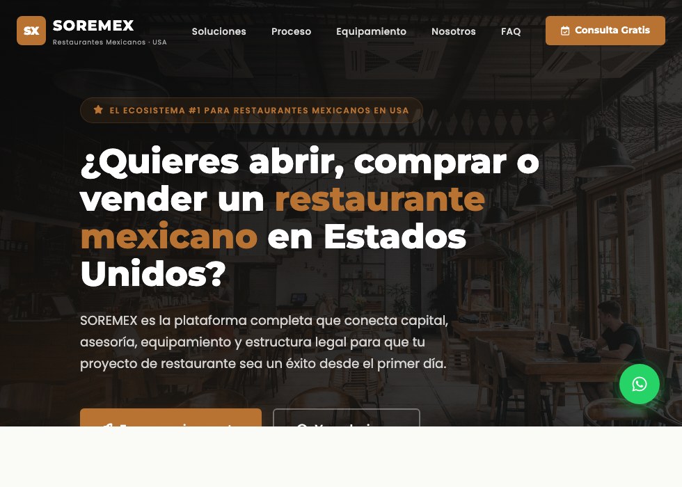 Soremex — Panel administrativo interno